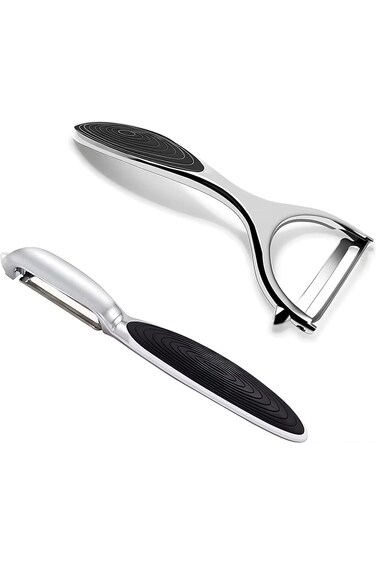 2Pcs Stainless Steel Vegetable Peelers for kitchen, Carrot, Cabbage, Potato, Cucamber