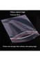 100pcs Small Plastic Resealable Zipper Bags, Clear Poly Ziplock Bags,Sealed Plastic Bag for Candles