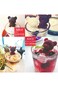 Silicone Ice Mold, 2Pcs 3D Bear Ice Molds, Ice Block Molds, Animal Ice Block Mold, Ice Cube Trays a