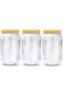 SUNPET JAR 1500 ML 3PCS SET Storage box set 3 pieces