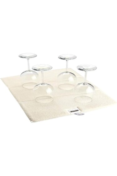 Harman Essential Dish Drying Mat 100% Polyester Red 15 x 20 Inches