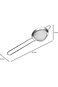 Stainless Steel Fine Mesh Tea Strainer Colander Sieve With Non Slip Handle Cooking Filter Sifter fo