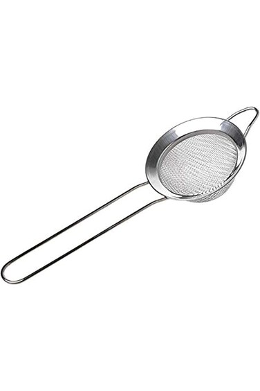 Stainless Steel Fine Mesh Tea Strainer Colander Sieve With Non Slip Handle Cooking Filter Sifter fo