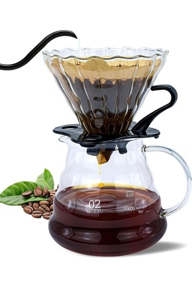 Distillation set v60 coffee machine funnel glass server
