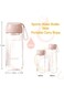 pyebe Sports Water Bottle, Plastic Fitness Cup w/Filter Scale, Leak-Proof, Juice Cup w/Portable Car