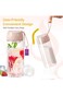 pyebe Sports Water Bottle, Plastic Fitness Cup w/Filter Scale, Leak-Proof, Juice Cup w/Portable Car