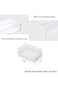 Paporich Butter Dish,Airtight Butter Container with Cover,Rectangle Butter Keeper Storage Box,Quant