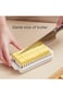 Paporich Butter Dish,Airtight Butter Container with Cover,Rectangle Butter Keeper Storage Box,Quant