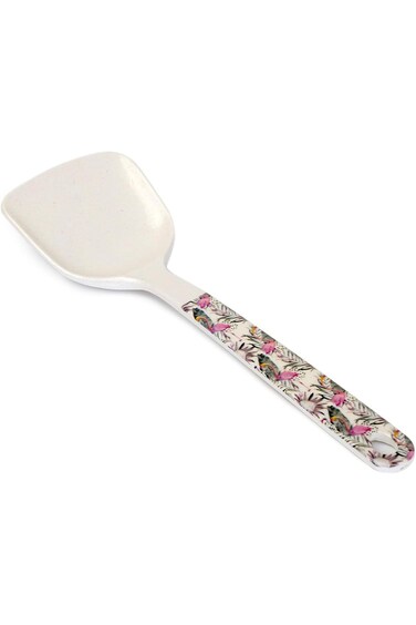 فن الطهي - فلورنسا - مغرفة قابلة لإعادة الاستخدام من ألياف الخيزران الصديقة للبيئة - 31 سم