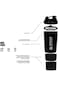 ALCOACH spider Protein Shaker Bottle 20 Ounce Leak Proof Class Portable Gym Shaker Water Bottle wit