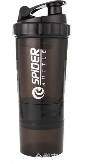 ALCOACH spider Protein Shaker Bottle 20 Ounce Leak Proof Class Portable Gym Shaker Water Bottle wit