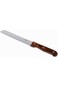 Prestige 20 CM Stainless Steel Bread Knife   Ergonomic Handle   Dishwasher Safe-Brown