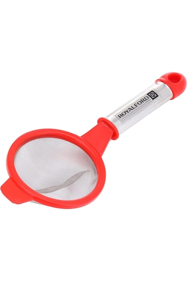 Royalford Tea Strainer with a Stainless Steel Handle- RF11041 PP and Stainless Steel Mesh Multi-Pur