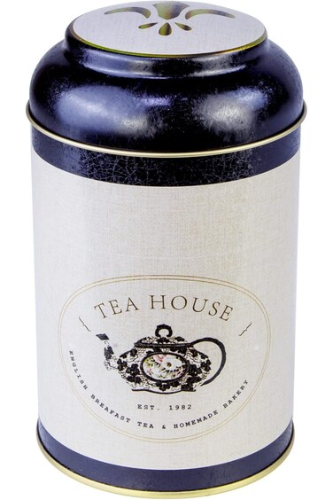 EVLE Cuisine Art Azura Tea Round Box, 105x150 mm, Domed Cover, 1.4 liter