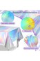 Qiliwiki 3 Pack Laser Iridescence Tablecloths - Shiny Holographic Foil Table Cloth for Parties, Wed