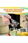 ToolHouse Stainless Steel Lemon Squeezer, Manual Juicer, Citrus Juicer for Lime, Lemon, Orange and