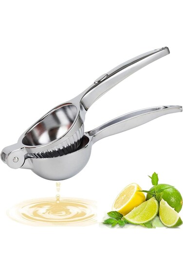 ToolHouse Stainless Steel Lemon Squeezer, Manual Juicer, Citrus Juicer for Lime, Lemon, Orange and