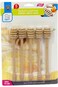 5pcs Wooden Honey Sticks, Wooden Honey Spoon, Mini Wooden Honey Sticks for Honey Pot Distillation a