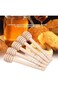 5pcs Wooden Honey Sticks, Wooden Honey Spoon, Mini Wooden Honey Sticks for Honey Pot Distillation a