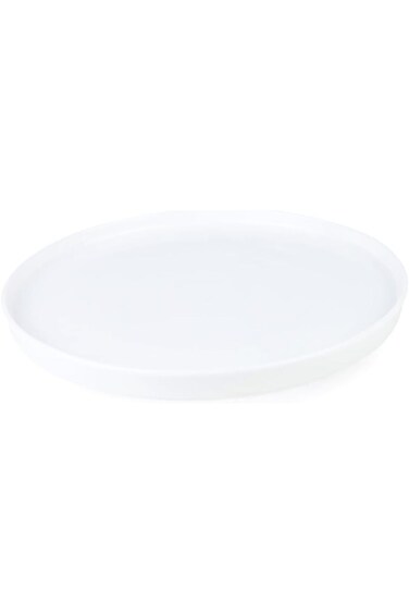 Cuisine Art Aden Bone China Side Plate - 21cm, White    Elegant &amp; Durable Tableware