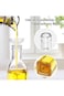 MALBLO Cooking Oil Dispenser Bottle, Vinegar and Olive Oil Bottle Dispenser 500 ml/17 oz,2 Pack Gla