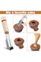 ALMEKAQUZ Cupcake Corer,Stainless Steel Cupcake Corer Tool,Used for Cupcake Filler Tool Cake Cupcak