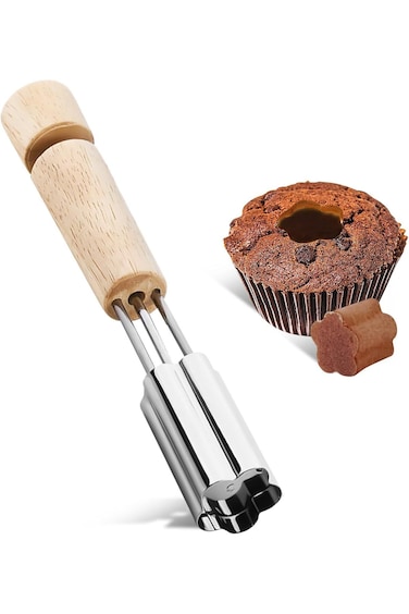 ALMEKAQUZ Cupcake Corer,Stainless Steel Cupcake Corer Tool,Used for Cupcake Filler Tool Cake Cupcak