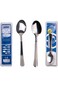 Saif Plus Sarah dessert spoons, set STAINLESS STEEL of 6,Pcs 312, shiny