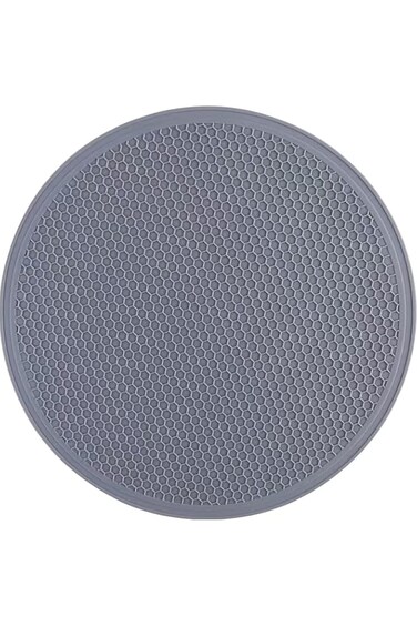 ALMEKAQUZ Silicone Trivet Mat, Hot Pot Holder, Extra Large Round Trivets for Hot Pots and Pans, Mic
