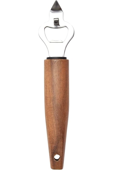 Natural Life Stainless Steel Bottle Opener With Acacia Wood Handle Ac-Ka0017