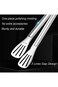 KASTWAVE Kitchen Tongs 304 Easy to Clean-Food Safe Stainless Steel Cooking Tongs,Salad,BBQ,Frying T