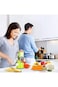 Cheese Grater Manual Rotary Vegetable Slicer Fruit Shredder Meat Grinder Drum Grater with 3 Stainle