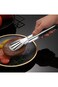 Stainless Steel Food Tongs Kitchen Utensils Buffet Cooking Tool Anti Heat Bread Clip Pastry Clamp f