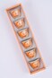Arabic Coffee Cups Set of 6 Assorted Ramadan Designs   Hospitality Cups (Orange)