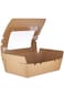 Hotpack Kraft Lunch Box Window KLBW12 - 5 Pieces