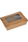 Hotpack Kraft Lunch Box Window KLBW12 - 5 Pieces
