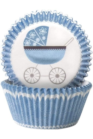 IBILI Baby Baking Cup Set, paper, Multi-Colour, 24 x 12 x 5 cm