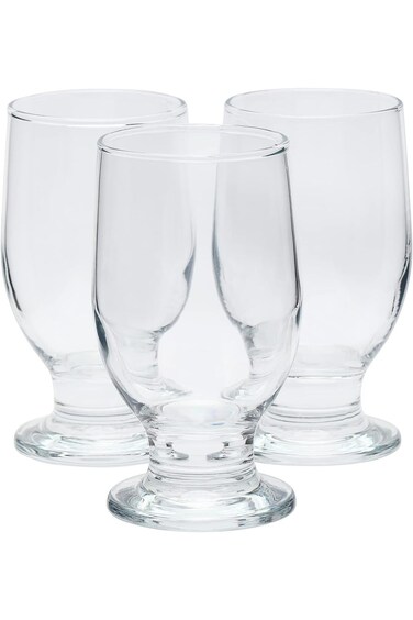 LAV 3 Peices RENA Glass, 299 ml, Clear