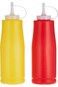 Alsaqer Ketchup and Sauce Bottle, Multicolor