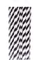 amscan Black Paper Straws 24pcs