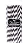amscan Black Paper Straws 24pcs
