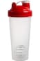 Plastic Protein Shaker 600ml red