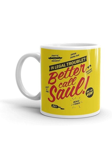 gocontigo BETTER CALL SAUL Mug 11 Oz White Ceramic
