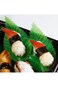 Alipis 200pcs Japanese Sushi Grass Baran Garnish Bento Food Divider Fake Green Grass Artificial Lea