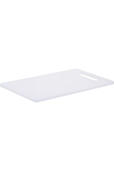 Raj Compact White Medium Plastic Cutting Board, 37.5 cm, CNCB02 - Vegetable, Bread, Fruit, Meat Cut