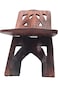 Wooden Holy Quran Book Stand, Foldable Prayer Book Holder, Traditional Carved Design, Walnut Brown