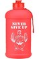 ALCOACH Water Bottle(Never Give Up) (2.2 L)   Half Gallon   Carry Handle   Big Water Jug For Sport