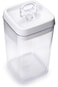 Air tight storage food storage container 1.7 l clear/white