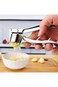 Garlic Press Zinc Alloy Mincer Ginger Crusher Garlic Presser Chopper Easy Squeeze Rust Proo