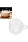 01 Drinkware, Transparent Non-Toxic Tea Mug Coffee Cup Dishwasher Safe for Home(White label)